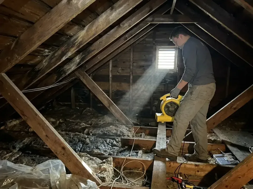 attic-water-damage-drying-proc-007 — frequently asked questions, Emergency Water Extraction & 24/7 Flood Response in Waunake…